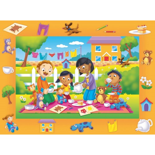 Ravensburger 16 pcs Floor Puzzle Tea Party 03059 4005556030590