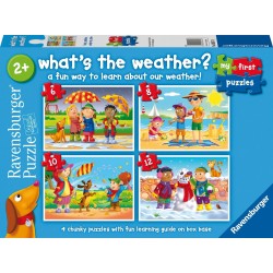 Ravensburger My First Puzzles 4/6/8/10 pcs What's the Weather? 03057 4005556030576