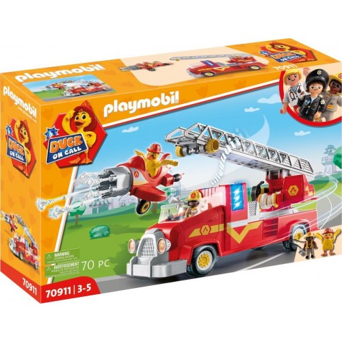 Playmobil Duck On Call - Μεγάλο Όχημα Πυροσβεστικής 70911 4008789709110