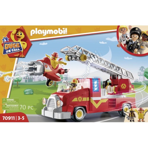 Playmobil Duck On Call - Μεγάλο Όχημα Πυροσβεστικής 70911 4008789709110