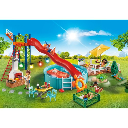 Playmobil City Life Pool Party 70987 4008789709875