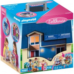 Playmobil Dollhouse Μοντέρνο Κουκλόσπιτο-Βαλιτσάκι 70985 4008789709851