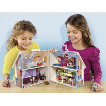 Playmobil Dollhouse Μοντέρνο Κουκλόσπιτο-Βαλιτσάκι 70985 4008789709851