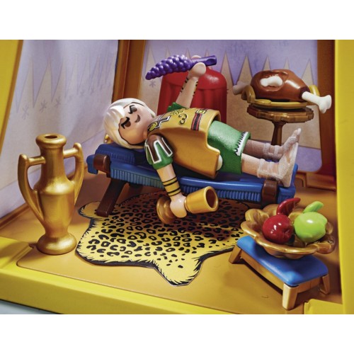 Playmobil Asterix: Leader`S Tent With Generals 71015 4008789710154