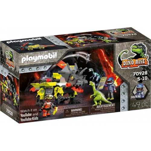 Playmobil Dino Rise Ρομπότ-Δεινόσαυρος Και Πολεμιστές 70928 4008789709288