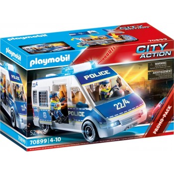 Playmobil City Action Αστυνομικό Λεωφορείο Με Φώτα Και Ήχο 70899 4008789708991