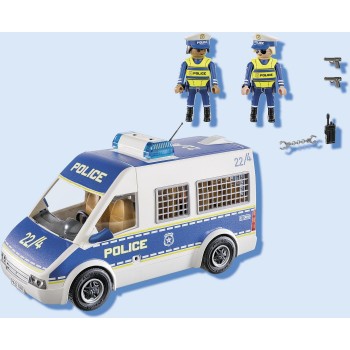 Playmobil City Action Αστυνομικό Λεωφορείο Με Φώτα Και Ήχο 70899 4008789708991