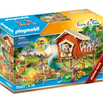 Playmobil Family Fun Adventure Treehouse With Slide 71001 4008789710017