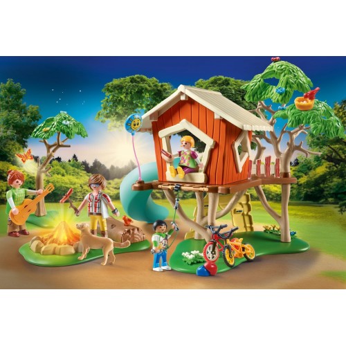 Playmobil Family Fun Δεντρόσπιτο Με Τσουλήθρα 71001 4008789710017