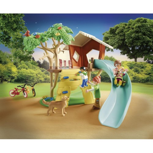Playmobil Family Fun Δεντρόσπιτο Με Τσουλήθρα 71001 4008789710017