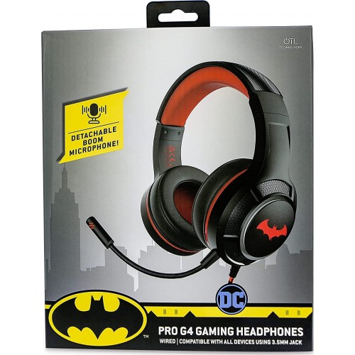 otl technologies DC Comics Batman Pro G4 Over Ear Gaming Headset (3.5mm)  5055371624664