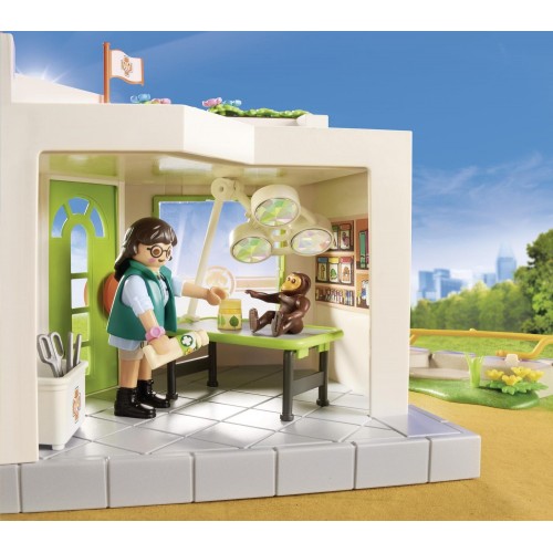 Playmobil Family Fun Κτηνιατρείο Ζωολογικού Κήπου 70900 4008789709004