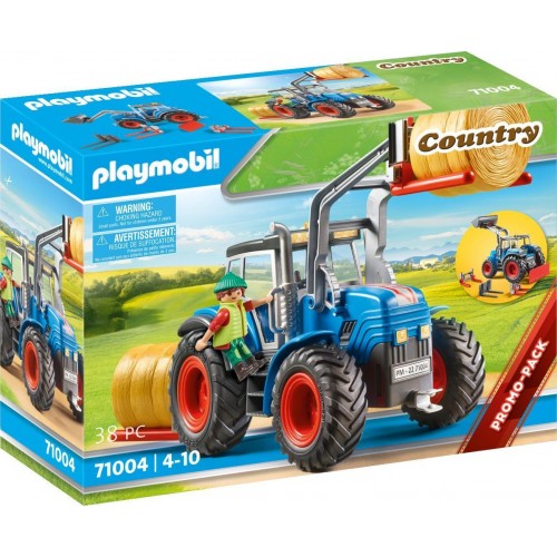 Playmobil Country Μεγάλο Τρακτέρ Με Εξαρτήματα 71004 4008789710048