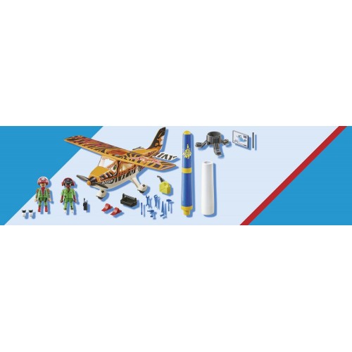 Playmobil Stunt Show Air Stunt Show Tiger Propeller Plane 70902 4008789709028