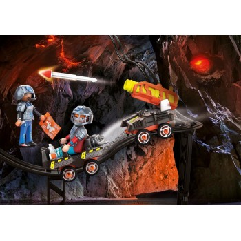 Playmobil Dino Μαχητές Με Όχημα Μεταφοράς Πυραύλων 70929 4008789709295