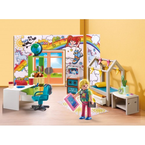 Playmobil City Life Deluxe Teenagers Room 70988 4008789709882