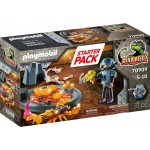 Playmobil Dino Rise Starter Pack Πολεμώντας Τον Σκορπιό Της Φωτιάς 70909 4008789709097