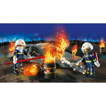 Playmobil City Action Starter Pack Άσκηση Πυροσβεστικής 70907 4008789709073