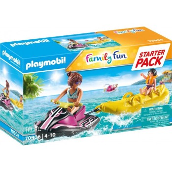 Playmobil Family Fun Starter Pack Aqua Scooter Και Φουσκωτή Μπανάνα 70906 4008789709066