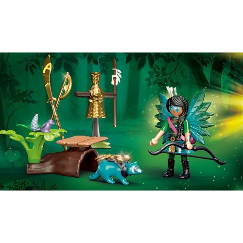 Playmobil Ayuma Starter Pack Knight Fairy Με Ρακούν 70905 4008789709059