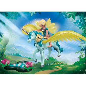 Playmobil Ayuma Crystal Fairy With Unicorn 70809 4008789708090