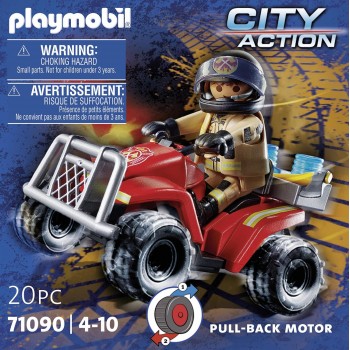 Playmobil City Action Πυροσβέστης Με Γουρούνα 4X4 71090 4008789710901