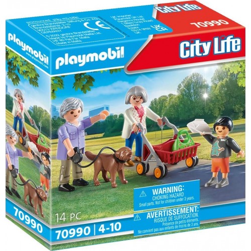 Playmobil City Life Παππούς Και Γιαγιά Με Εγγονάκι 70990 4008789709905