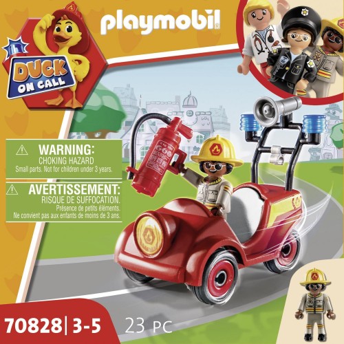 Playmobil Duck On Call - Mini Όχημα Πυροσβεστικής 70828 4008789708281