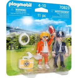 Playmobil City Life Duopack Doctor And Police Officer 70823 4008789708236