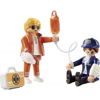 Playmobil City Life Duopack Doctor And Police Officer 70823 4008789708236