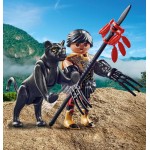Playmobil Special Plus Warrior With Panther 70878 4008789708786
