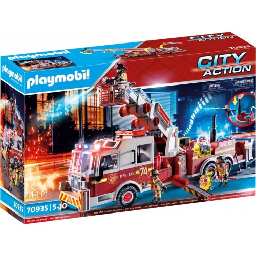 Playmobil City Action Us Tower Ladder: Πυροσβεστικό Όχημα 70935 4008789709356