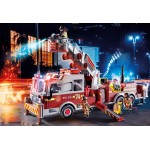 Playmobil City Action Rescue Vehicles: Fire Engine With Tower Ladder 70935 4008789709356