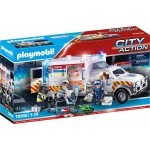 Playmobil City Action Rescue Vehicles: Ambulance With Lights And Sound 70936 4008789709363