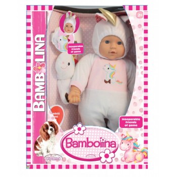 Just toys Bambolina 41εκ. Unicorn BD1873 4895167987266
