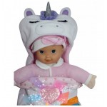 Just toys My First Bambolina 34εκ. Υπνόσακος Μονόκερος Με Αξεσουάρ FB375 4895167986269