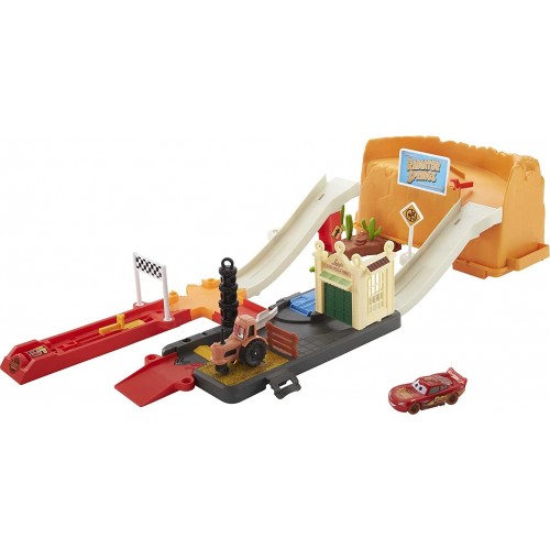 Mattel Disney And Pixar Cars Race And Go Playset HDN02 194735027897