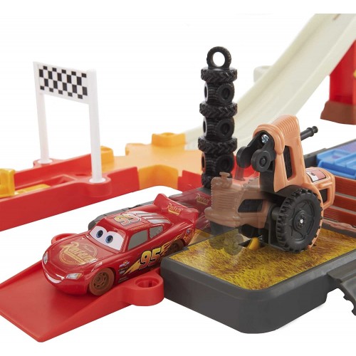 Mattel Disney And Pixar Cars Race And Go Playset HDN02 194735027897