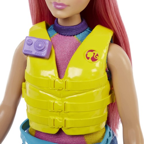Mattel Barbie It Takes Two Camping Playset With Daisy Doll Curvy Pink Hair, 11.5 In, Pet Puppy, Kayak Και Accessories HDF75 1947