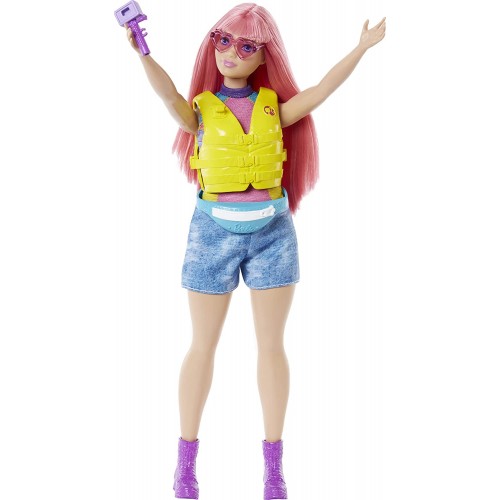 Mattel Barbie It Takes Two Camping Playset With Daisy Doll Curvy Pink Hair, 11.5 In, Pet Puppy, Kayak Και Accessories HDF75 1947
