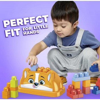 MEGA Cool Corgi Κουβαδάκι Με Τουβλάκια 25Τμχ - Σκυλάκι HDK81 194735025640