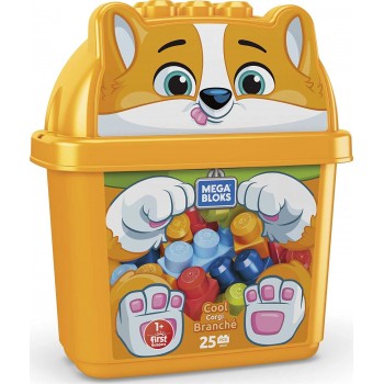 MEGA Cool Corgi Κουβαδάκι Με Τουβλάκια 25Τμχ - Σκυλάκι HDK81 194735025640