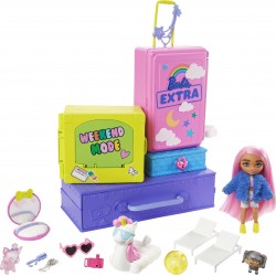Mattel Barbie Extra Doll Κούκλα, Playset Και Αξεσουάρ Σετ Παιχνιδιού Με Ζωάκια HDY91 194735035878