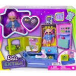 Mattel Barbie Extra Doll Κούκλα, Playset Και Αξεσουάρ Σετ Παιχνιδιού Με Ζωάκια HDY91 194735035878