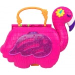 Mattel Polly Pocket Flamingo Party Πινιάτα Έκπληξη, 26 Εκπλήξεις Κούκλες Margot & Friend, Pop And Swap Feature HGC41 19473504830
