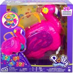Mattel Polly Pocket Flamingo Party Πινιάτα Έκπληξη, 26 Εκπλήξεις Κούκλες Margot & Friend, Pop And Swap Feature HGC41 19473504830