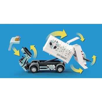 Playmobil City Life Φορτηγό Ανακύκλωσης (70885) & Λαμπάδα 10546 4008789105462