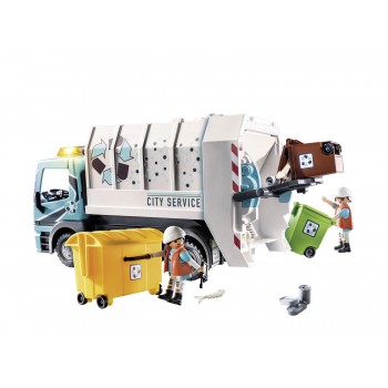 Playmobil City Life Φορτηγό Ανακύκλωσης (70885) & Λαμπάδα 10546 4008789105462