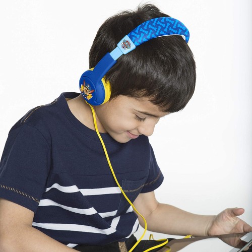 otl technologies Paw Patrol Chase Junior Headphones, With Cable, For Children, Volume Limitation To 85 Db (Official License PAW7