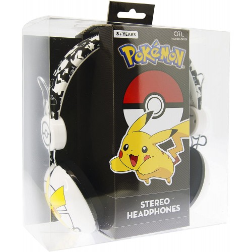 otl technologies Tween Kids Earphone Pokemon Pikachu Japanese Black Teen Stereo Headphones  5055371621076